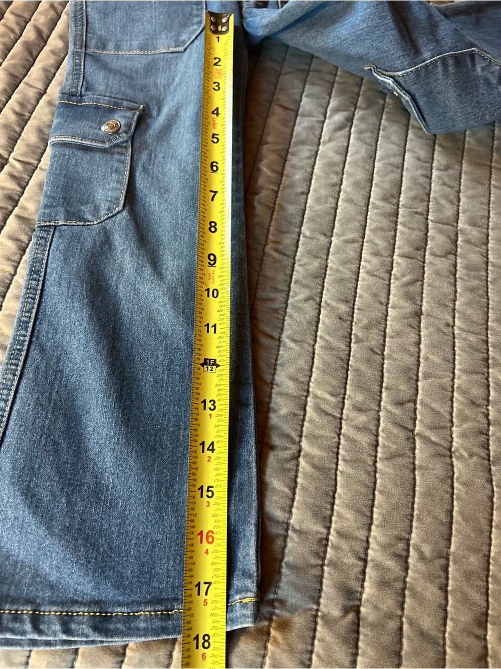 Jessica Simpson Girls' Cargo Flare Jeans - Picture 7 of 9